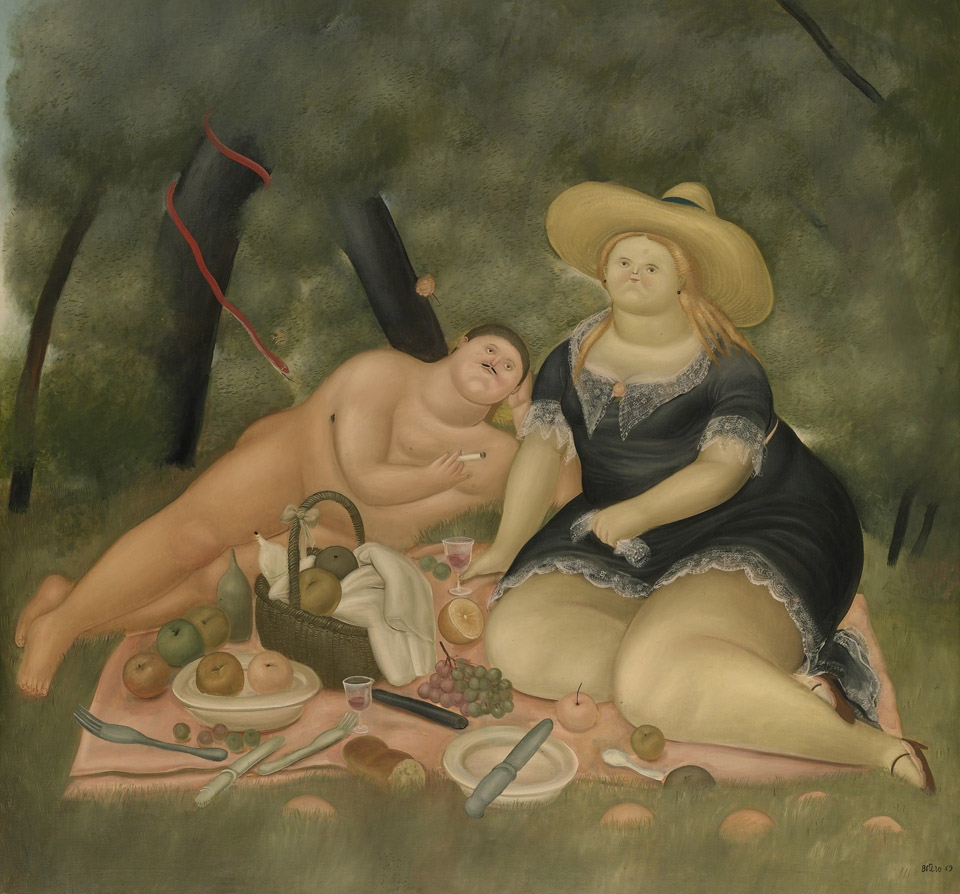 Dejeuner Sur L'Herbe by Fernando Botero, 1969